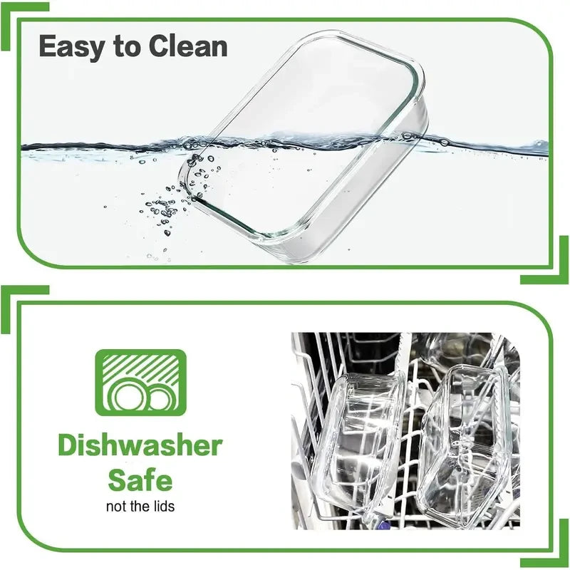 Airtight Glass Food Storage Set