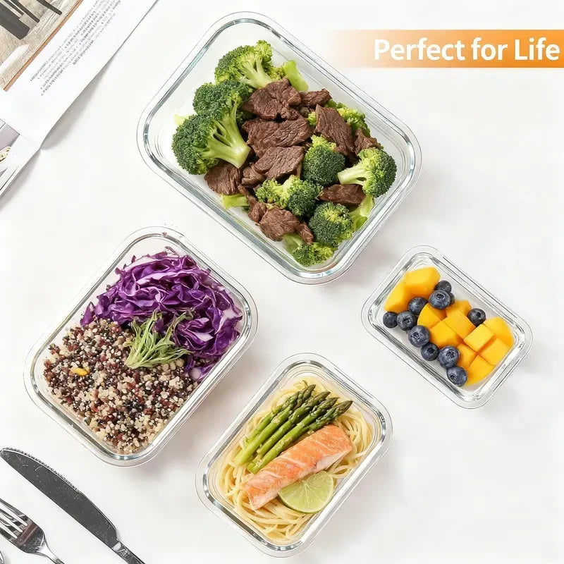 Airtight Glass Food Storage Set