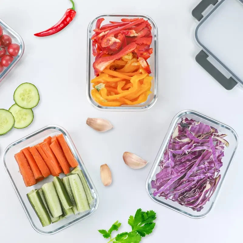 Airtight Glass Food Storage Set